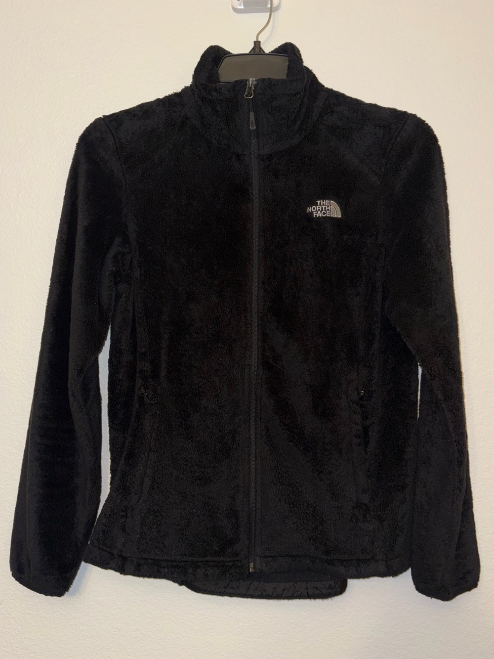 The North Face Black Osito High Pile Fleece Full Zip Jacket Medium